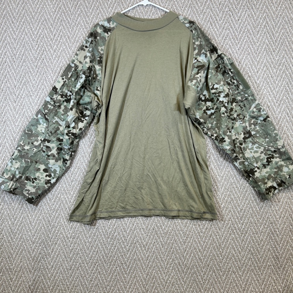 Rothco Tactical Combat Shirt Mens 2XL Digital Camo Olive Drab Long Sleeve 1508